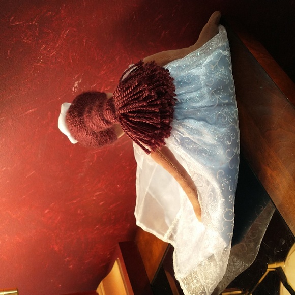 Target Play Wonder Doll Yarn Hair Blue/White Dress Bride Ballerina Doll - Picture 3 of 8